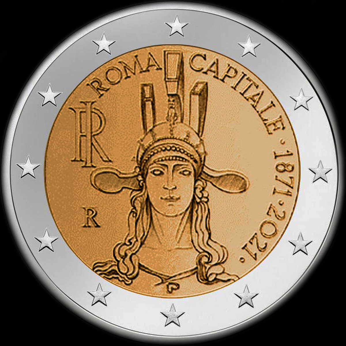 Italie 2021 - 150 ans du choix de Rome comme capitale - 2 euro comm�morative